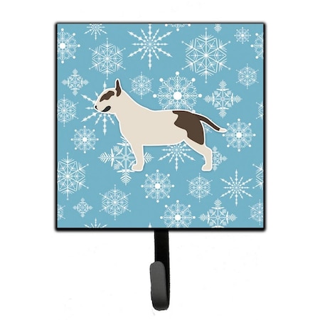 Micasa Winter Snowflake Bull Terrier Leash or Key Holder MI224829